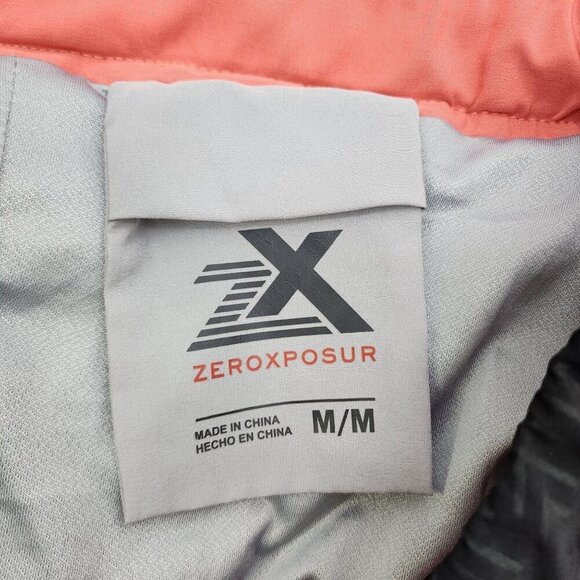 ZeroXposur Mens Plunge Swim Shorts 9" Swim Trunks Men's Size M Black Red UPF 50+ - Picture 6 of 7